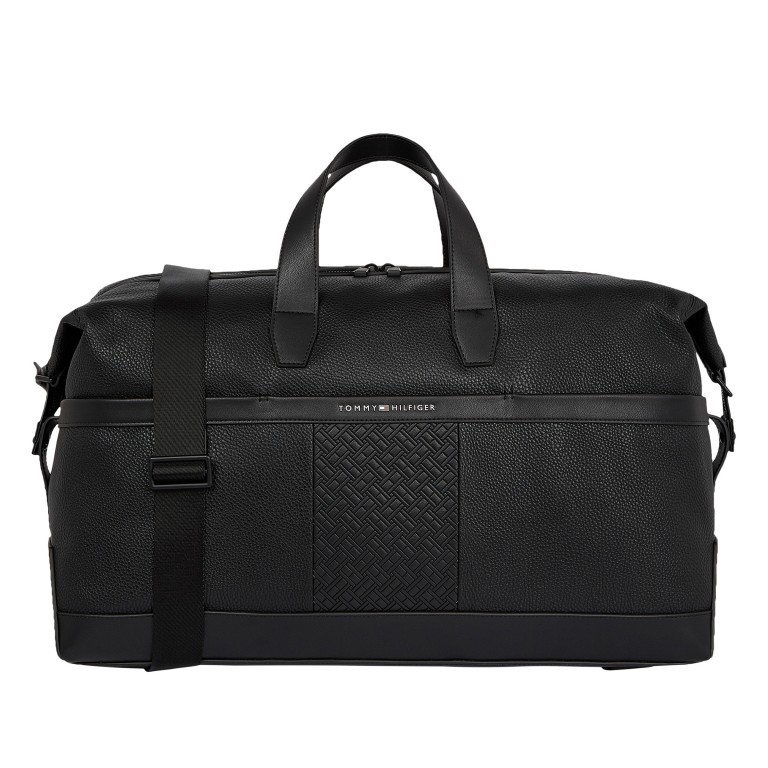 Reisetasche Central Duffle Black, Farbe: schwarz, Marke: Tommy Hilfiger, EAN: 8720117859262, Abmessungen in cm: 51.5x28x25.5, Bild 1 von 5