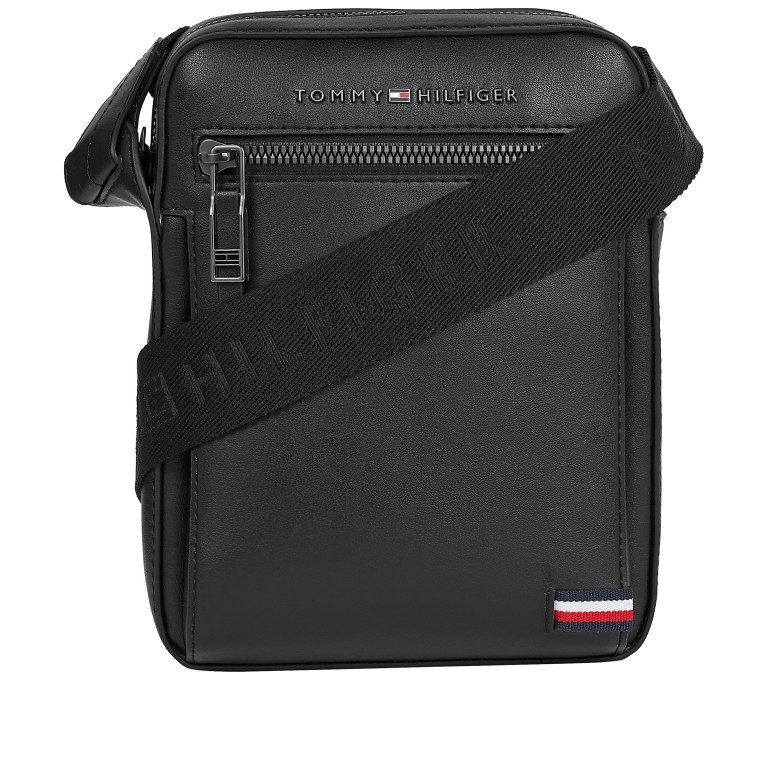 Umhängetasche Cactus Mini Reporter Black, Farbe: schwarz, Marke: Tommy Hilfiger, EAN: 8720117859675, Abmessungen in cm: 16.5x22x7.5, Bild 1 von 7