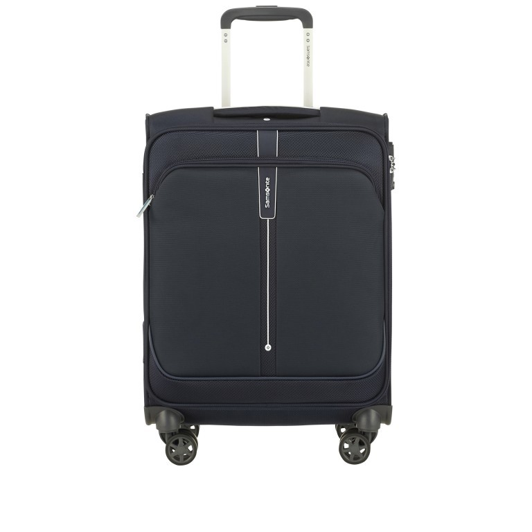 Koffer Popsoda Spinner 55 IATA-Maß Dark Blue, Farbe: blau/petrol, Marke: Samsonite, EAN: 5414847968976, Abmessungen in cm: 40x55x20, Bild 1 von 8