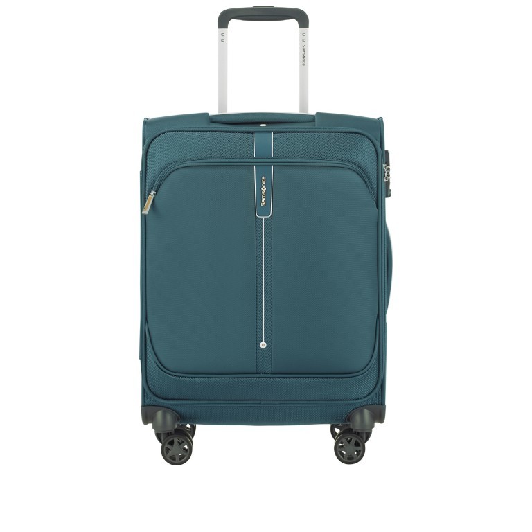 Koffer Popsoda Spinner 55 IATA-Maß Teal, Farbe: blau/petrol, Marke: Samsonite, EAN: 5414847969010, Abmessungen in cm: 40x55x20, Bild 1 von 8
