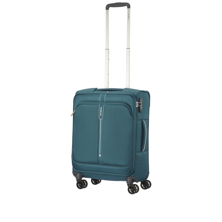 Koffer Popsoda Spinner 55 IATA-Maß Teal, Farbe: blau/petrol, Marke: Samsonite, EAN: 5414847969010, Abmessungen in cm: 40x55x20, Bild 7 von 8