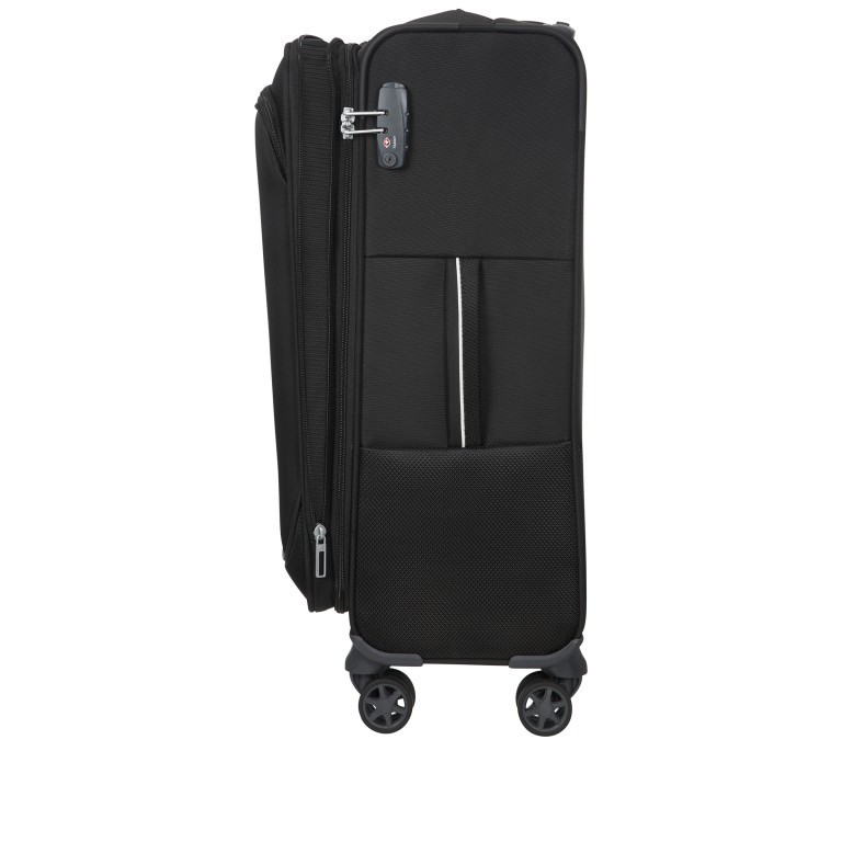 Koffer Popsoda Spinner 66 erweiterbar auf 73.5 Liter Black, Farbe: schwarz, Marke: Samsonite, EAN: 5414847969027, Abmessungen in cm: 44x66x28, Bild 6 von 14