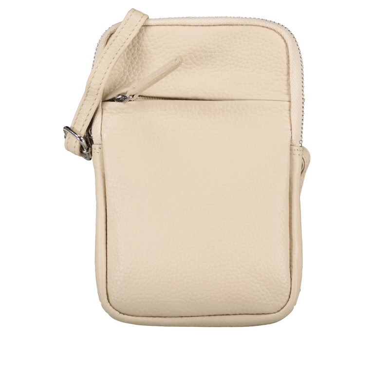 Handytasche Pure Beige, Farbe: beige, Marke: Hausfelder Manufaktur, EAN: 4065646007239, Abmessungen in cm: 11x17x2, Bild 1 von 6