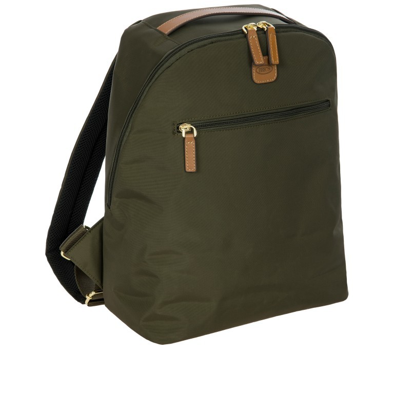 Rucksack X-BAG & X-Travel Olive, Farbe: grün/oliv, Marke: Brics, EAN: 8016623141015, Abmessungen in cm: 30x33x12, Bild 2 von 7