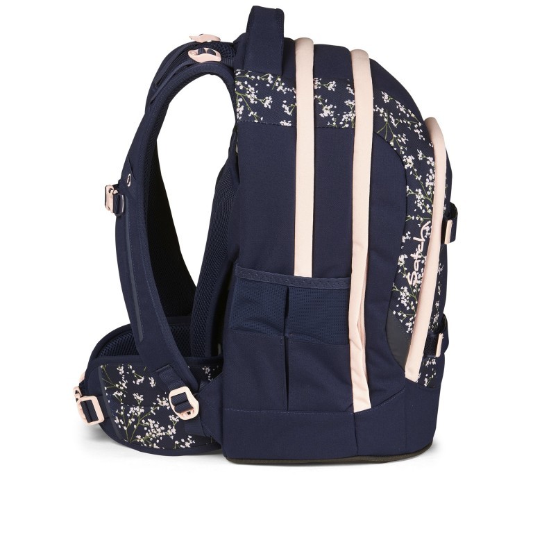 Rucksack Pack mit austauschbaren Swaps Bloomy Breeze, Farbe: blau/petrol, Marke: Satch, EAN: 4057081145287, Abmessungen in cm: 30x45x22, Bild 3 von 9