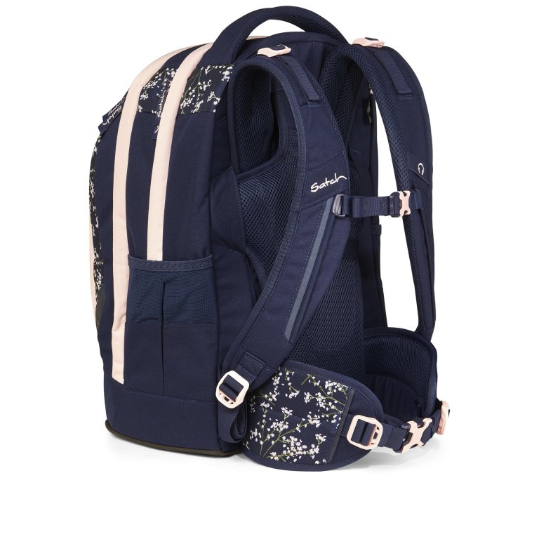 Rucksack Pack mit austauschbaren Swaps Bloomy Breeze, Farbe: blau/petrol, Marke: Satch, EAN: 4057081145287, Abmessungen in cm: 30x45x22, Bild 5 von 9