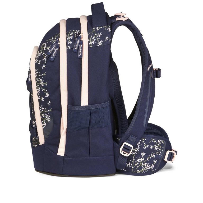 Rucksack Pack mit austauschbaren Swaps Bloomy Breeze, Farbe: blau/petrol, Marke: Satch, EAN: 4057081145287, Abmessungen in cm: 30x45x22, Bild 6 von 9