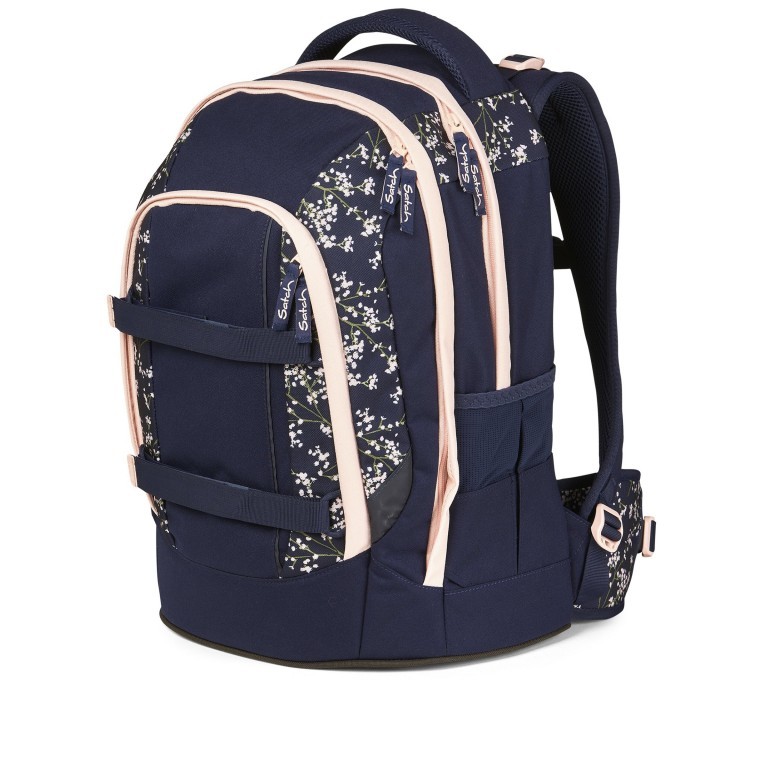 Rucksack Pack mit austauschbaren Swaps Bloomy Breeze, Farbe: blau/petrol, Marke: Satch, EAN: 4057081145287, Abmessungen in cm: 30x45x22, Bild 7 von 9