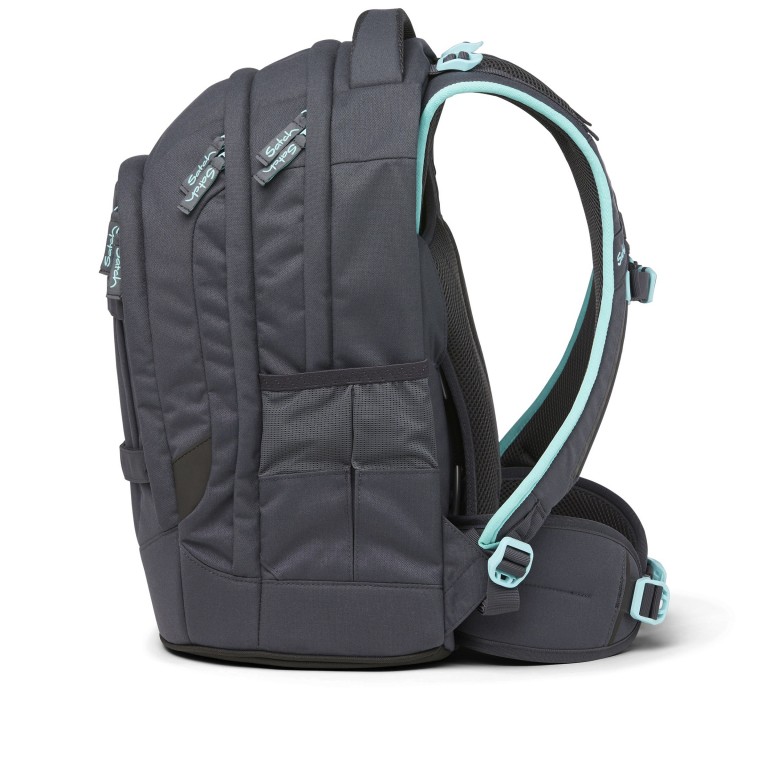 Rucksack Pack mit austauschbaren Swaps Mint Phantom, Farbe: grau, Marke: Satch, EAN: 4057081145256, Abmessungen in cm: 30x45x22, Bild 6 von 9