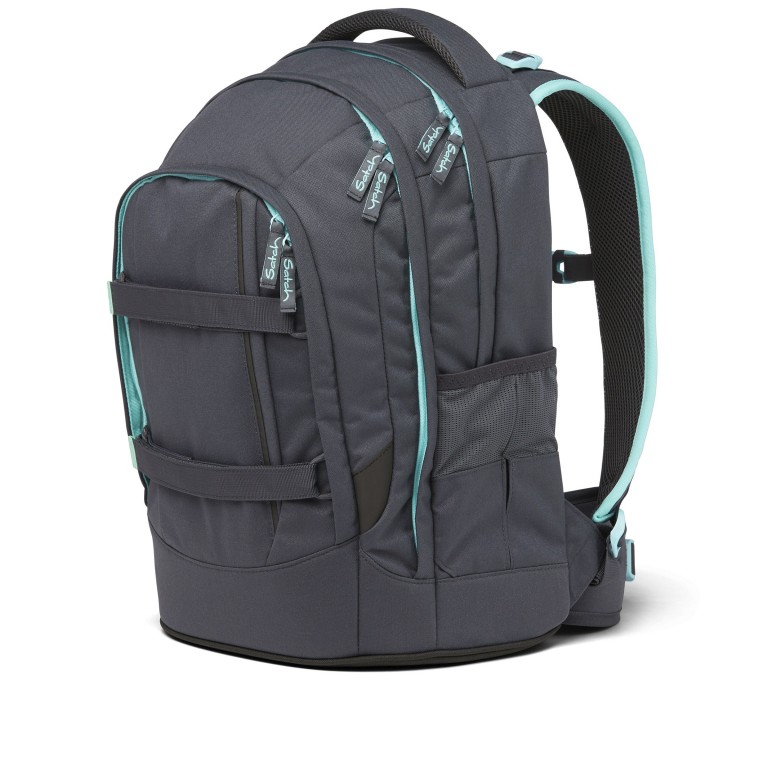 Rucksack Pack mit austauschbaren Swaps Mint Phantom, Farbe: grau, Marke: Satch, EAN: 4057081145256, Abmessungen in cm: 30x45x22, Bild 7 von 9