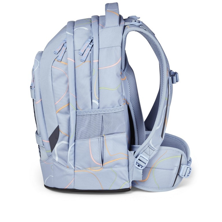 Rucksack Pack mit austauschbaren Swaps Vivid Blue, Farbe: grau, Marke: Satch, EAN: 4057081145485, Abmessungen in cm: 30x45x22, Bild 6 von 9
