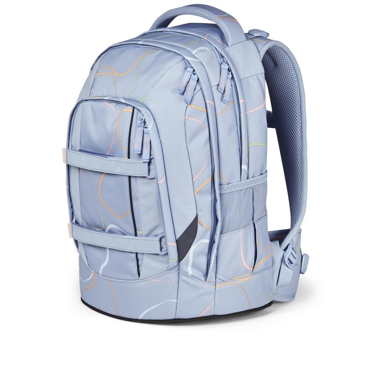 Rucksack Pack mit austauschbaren Swaps Vivid Blue, Farbe: grau, Marke: Satch, EAN: 4057081145485, Abmessungen in cm: 30x45x22, Bild 7 von 9