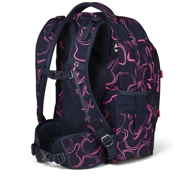 Rucksack Pack mit austauschbaren Swaps Pink Supreme, Farbe: rosa/pink, Marke: Satch, EAN: 4057081145492, Abmessungen in cm: 30x45x22, Bild 4 von 9