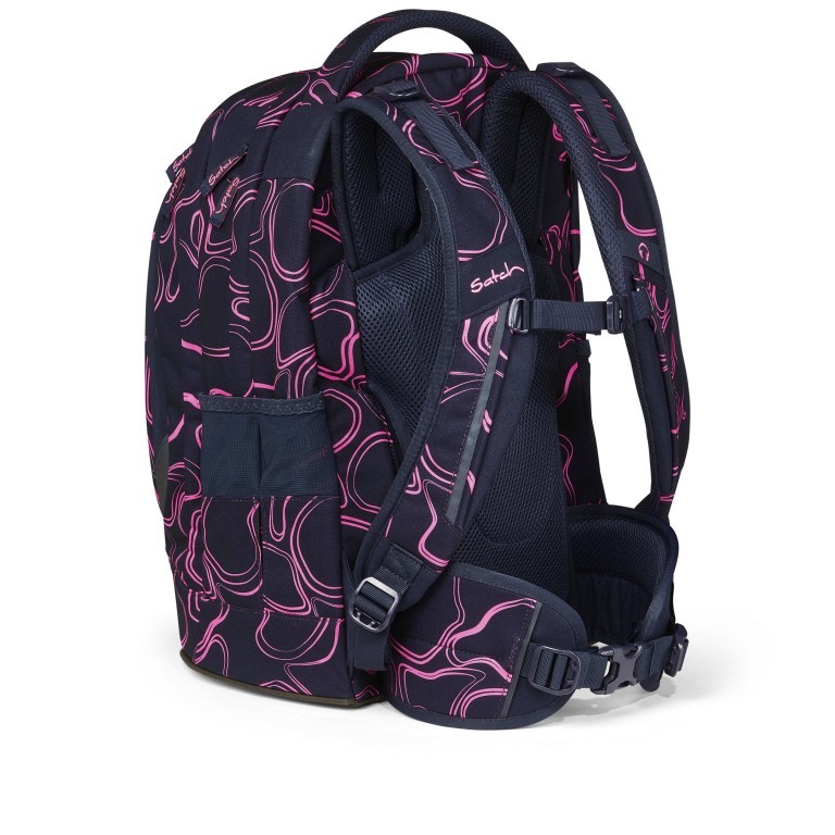 Rucksack Pack mit austauschbaren Swaps Pink Supreme, Farbe: rosa/pink, Marke: Satch, EAN: 4057081145492, Abmessungen in cm: 30x45x22, Bild 5 von 9