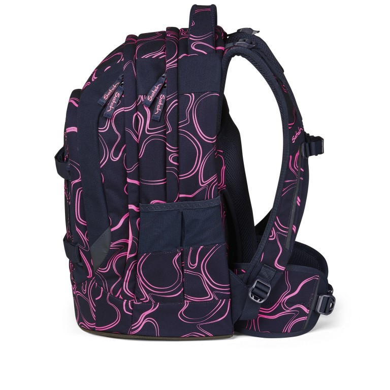 Rucksack Pack mit austauschbaren Swaps Pink Supreme, Farbe: rosa/pink, Marke: Satch, EAN: 4057081145492, Abmessungen in cm: 30x45x22, Bild 6 von 9