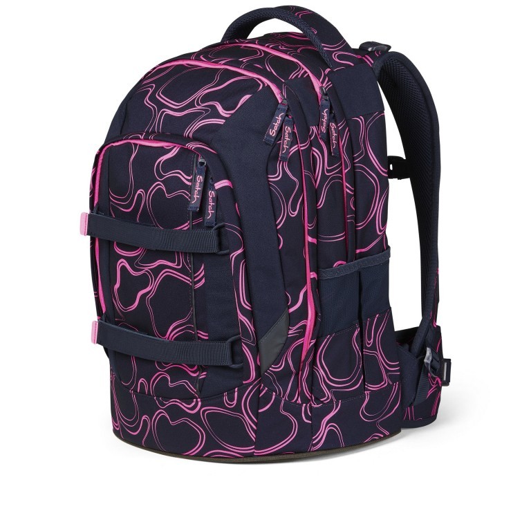 Rucksack Pack mit austauschbaren Swaps Pink Supreme, Farbe: rosa/pink, Marke: Satch, EAN: 4057081145492, Abmessungen in cm: 30x45x22, Bild 7 von 9