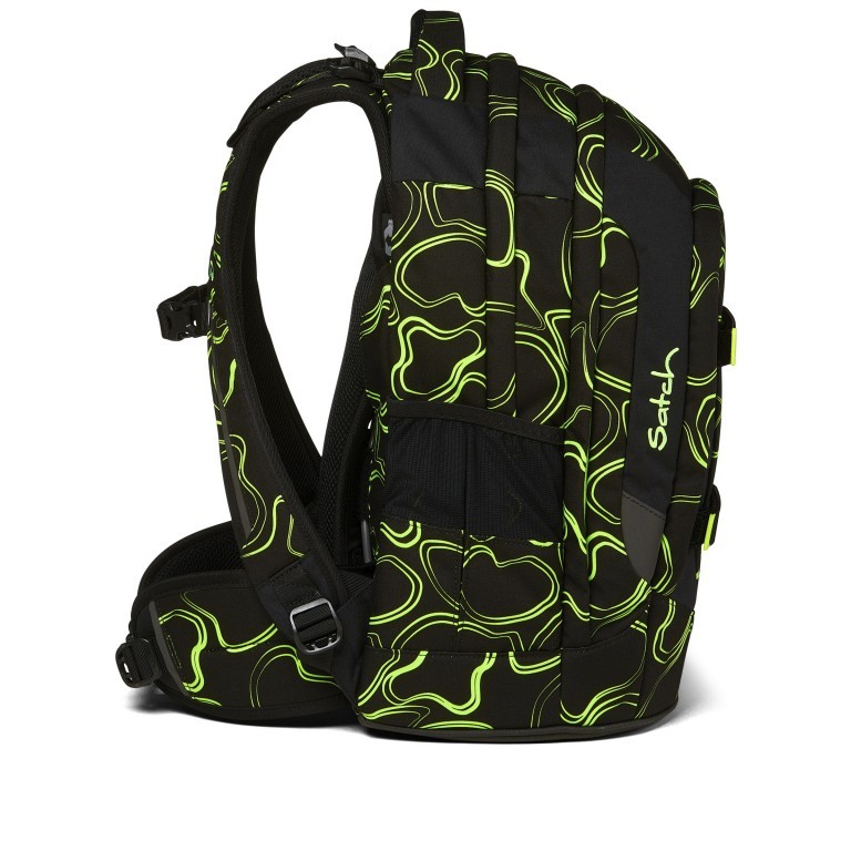 Rucksack Pack mit austauschbaren Swaps Green Supreme, Farbe: grün/oliv, Marke: Satch, EAN: 4057081145461, Abmessungen in cm: 30x45x22, Bild 3 von 9