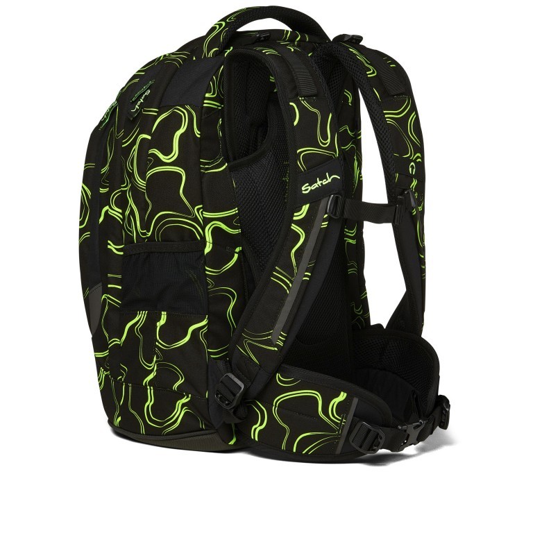 Rucksack Pack mit austauschbaren Swaps Green Supreme, Farbe: grün/oliv, Marke: Satch, EAN: 4057081145461, Abmessungen in cm: 30x45x22, Bild 5 von 9