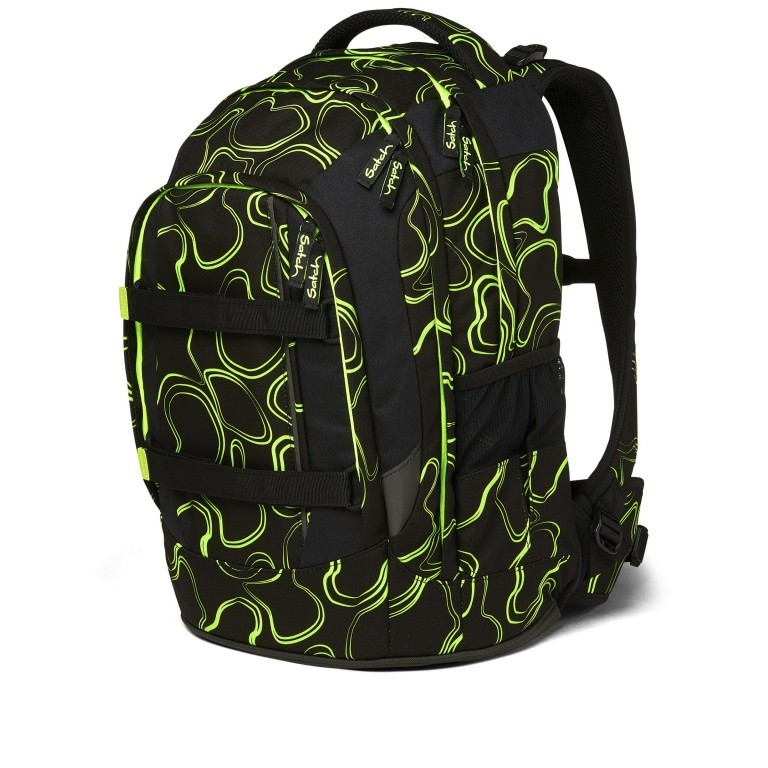 Rucksack Pack mit austauschbaren Swaps Green Supreme, Farbe: grün/oliv, Marke: Satch, EAN: 4057081145461, Abmessungen in cm: 30x45x22, Bild 7 von 9