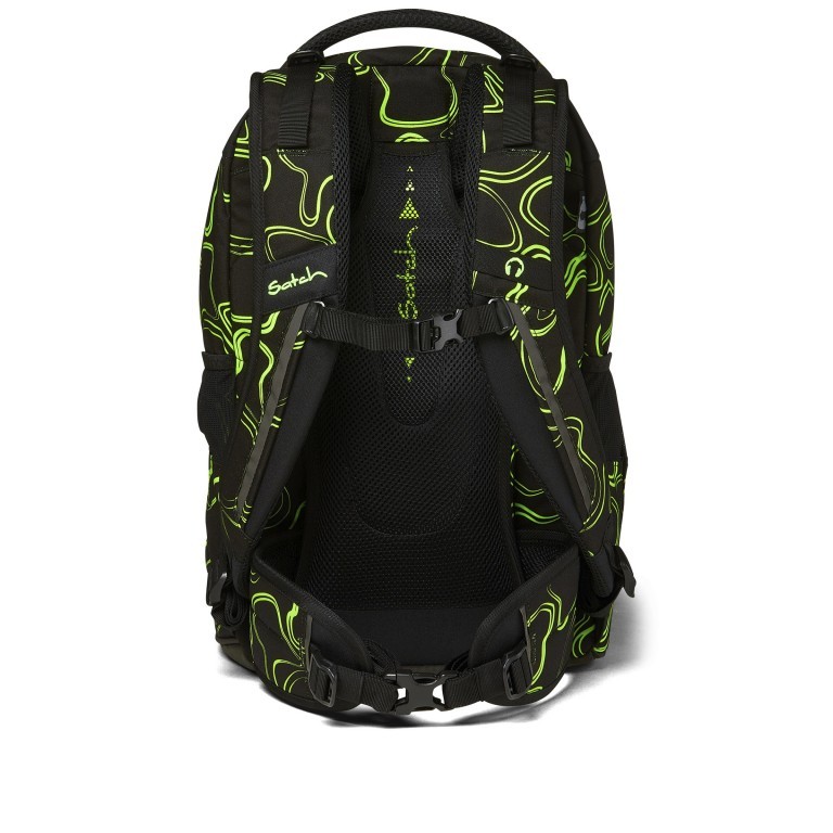 Rucksack Pack mit austauschbaren Swaps Green Supreme, Farbe: grün/oliv, Marke: Satch, EAN: 4057081145461, Abmessungen in cm: 30x45x22, Bild 8 von 9