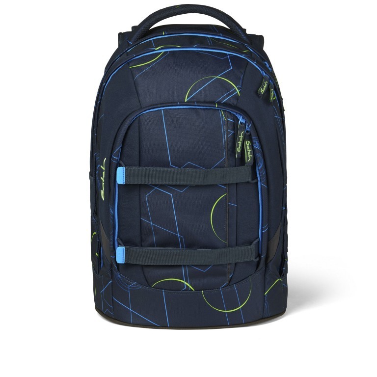 Rucksack Pack mit austauschbaren Swaps Blue Tech, Farbe: blau/petrol, Marke: Satch, EAN: 4057081145454, Abmessungen in cm: 30x45x22, Bild 1 von 9