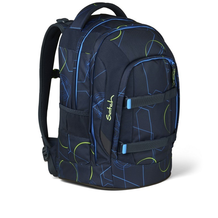 Rucksack Pack mit austauschbaren Swaps Blue Tech, Farbe: blau/petrol, Marke: Satch, EAN: 4057081145454, Abmessungen in cm: 30x45x22, Bild 2 von 9