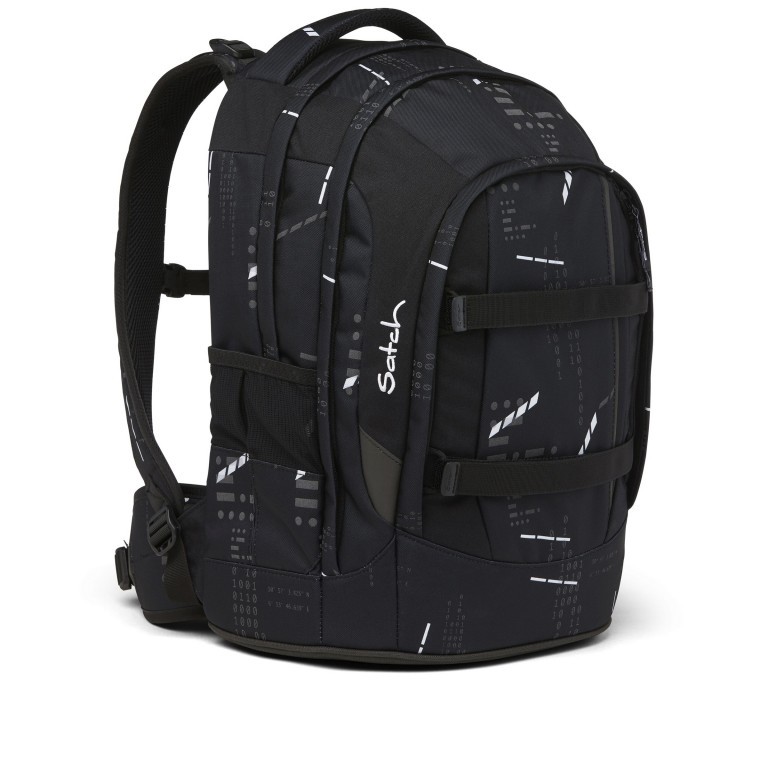 Rucksack Pack Reflective mit austauschbaren Swaps Ninja Matrix, Farbe: schwarz, Marke: Satch, EAN: 4057081145324, Abmessungen in cm: 30x45x22, Bild 3 von 10