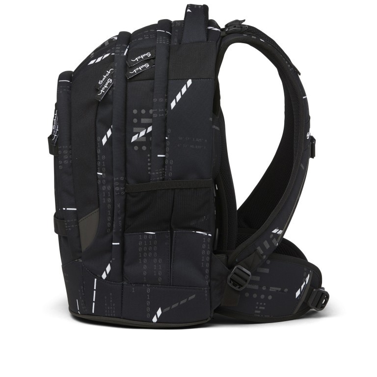 Rucksack Pack Reflective mit austauschbaren Swaps Ninja Matrix, Farbe: schwarz, Marke: Satch, EAN: 4057081145324, Abmessungen in cm: 30x45x22, Bild 7 von 10