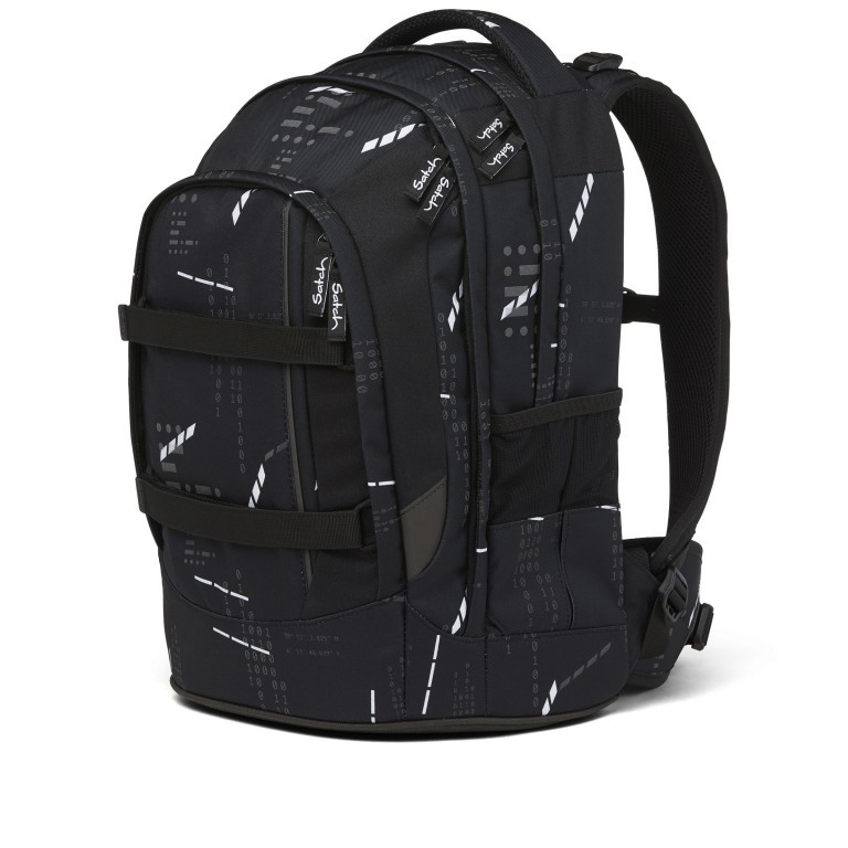 Rucksack Pack Reflective mit austauschbaren Swaps Ninja Matrix, Farbe: schwarz, Marke: Satch, EAN: 4057081145324, Bild 8 von 10