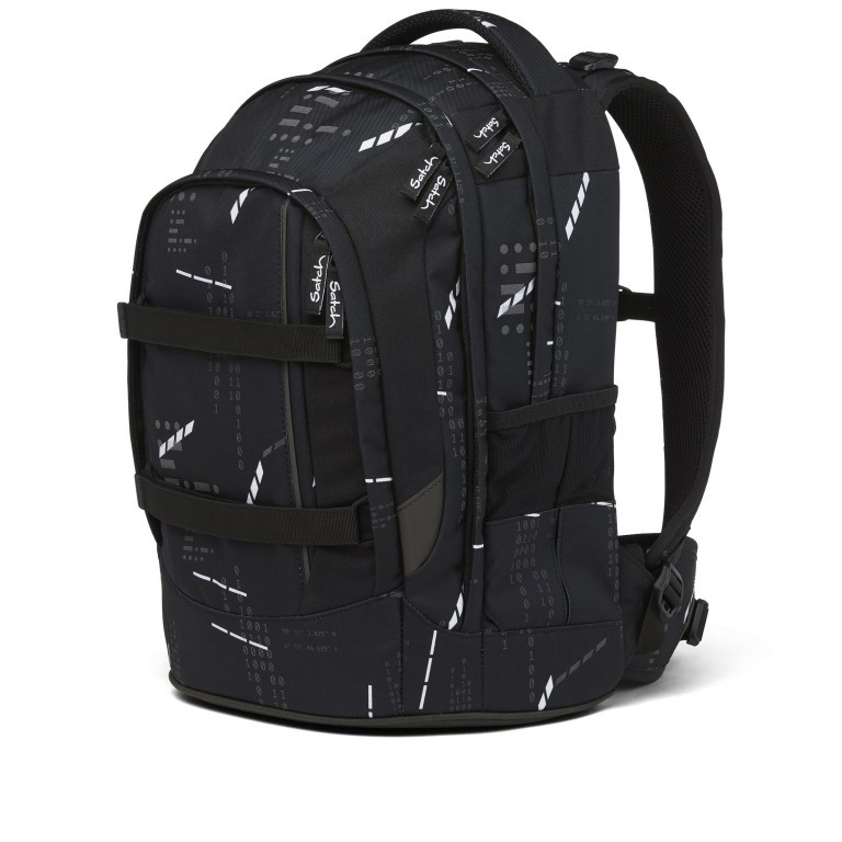 Rucksack Pack Reflective mit austauschbaren Swaps Ninja Matrix, Farbe: schwarz, Marke: Satch, EAN: 4057081145324, Abmessungen in cm: 30x45x22, Bild 8 von 10