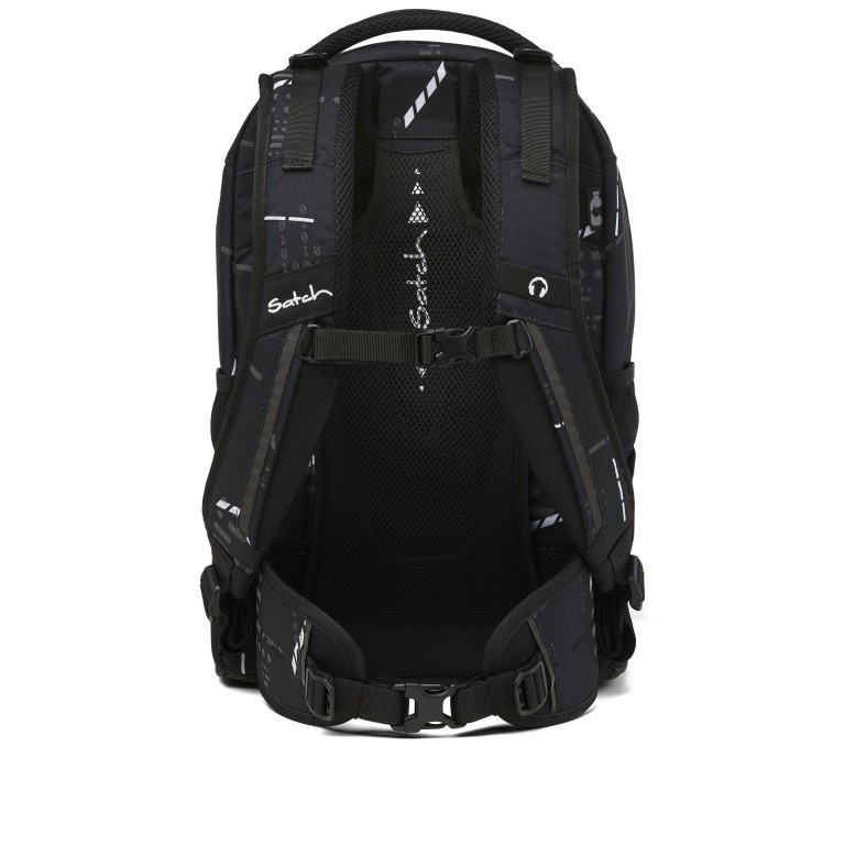 Rucksack Pack Reflective mit austauschbaren Swaps Ninja Matrix, Farbe: schwarz, Marke: Satch, EAN: 4057081145324, Abmessungen in cm: 30x45x22, Bild 9 von 10