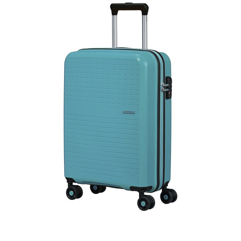 Koffer Summer Hit Spinner 55 IATA-Maß Turquoise, Farbe: grün/oliv, Marke: American Tourister, EAN: 5400520126337, Abmessungen in cm: 40x55x20, Bild 1 von 4