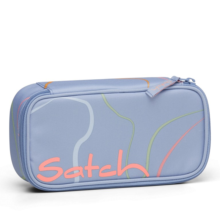 Schlamperbox Vivid Blue, Farbe: grau, Marke: Satch, EAN: 4057081145928, Abmessungen in cm: 22x6x10, Bild 1 von 3
