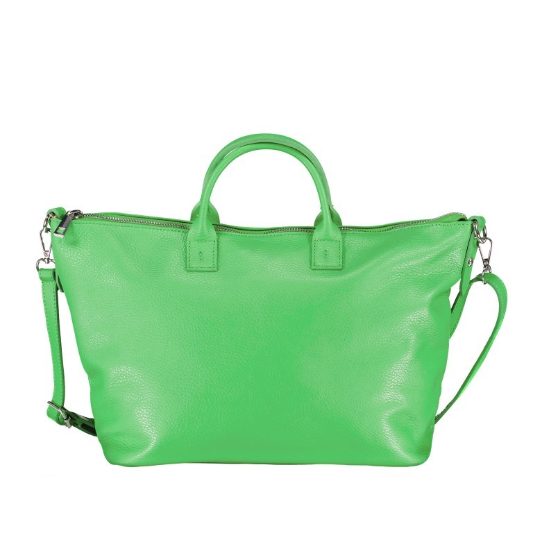 Handtasche Hellgrün, Farbe: grün/oliv, Marke: Hausfelder Manufaktur, EAN: 4065646010246, Abmessungen in cm: 30x25x14, Bild 1 von 7
