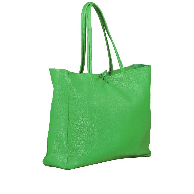 Shopper Dollaro Grasgrün, Farbe: grün/oliv, Marke: Hausfelder Manufaktur, EAN: 4065646010260, Abmessungen in cm: 38x31.5x12, Bild 2 von 5
