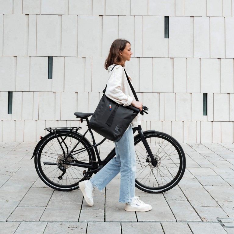 Fahrradtasche Bike Bag mit Gepäckträgerbefestigung Black, Farbe: schwarz, Marke: Got Bag, EAN: 4260483882272, Abmessungen in cm: 32x41x17, Bild 5 von 6