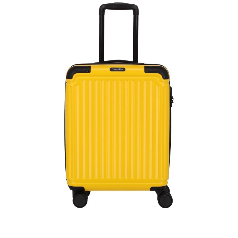 Koffer Cruise 55 cm Gelb, Farbe: gelb, Marke: Travelite, EAN: 4027002079670, Abmessungen in cm: 39.5x55x20, Bild 2 von 10