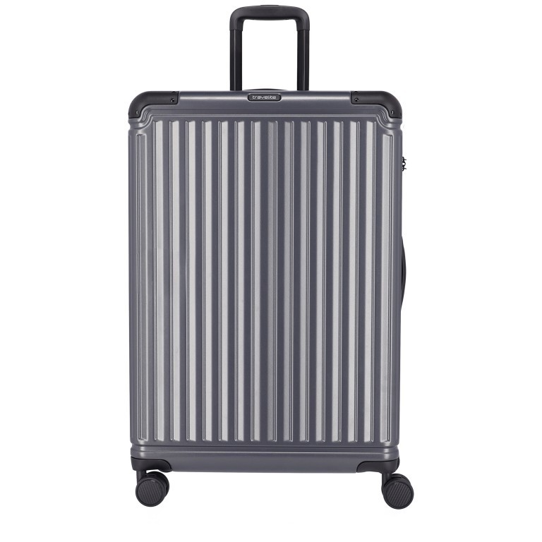 Koffer Cruise 77 cm Anthrazit, Farbe: grau, Marke: Travelite, EAN: 4027002079724, Abmessungen in cm: 51x77x29, Bild 1 von 10