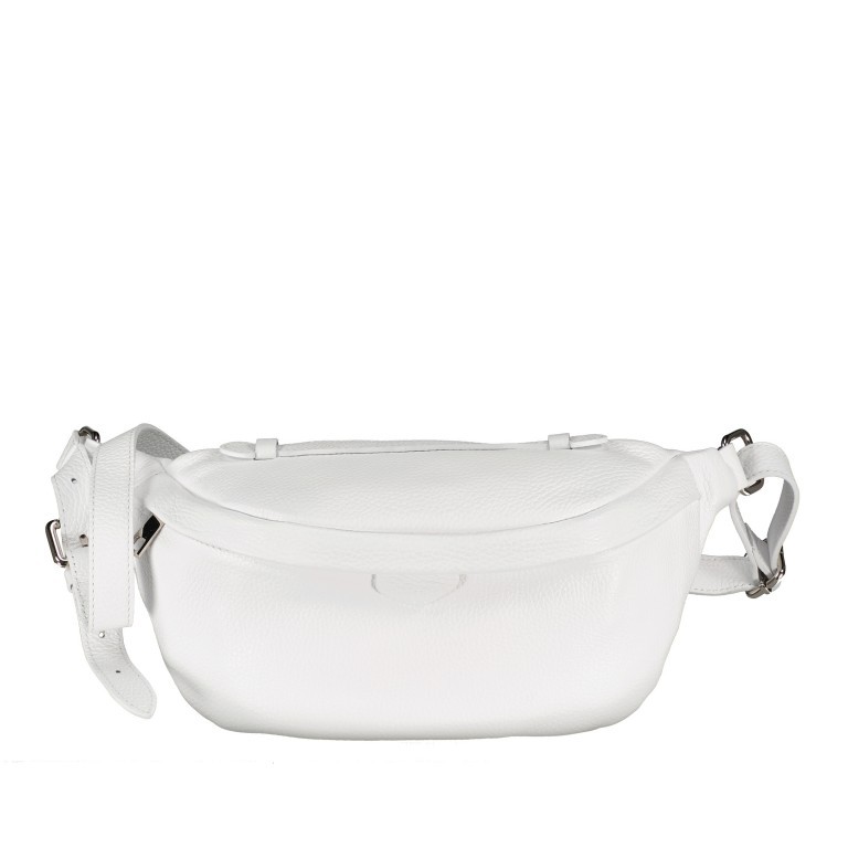 Gürteltasche Weiß, Farbe: weiß, Marke: Hausfelder Manufaktur, EAN: 4065646010444, Abmessungen in cm: 30x17x10, Bild 1 von 7