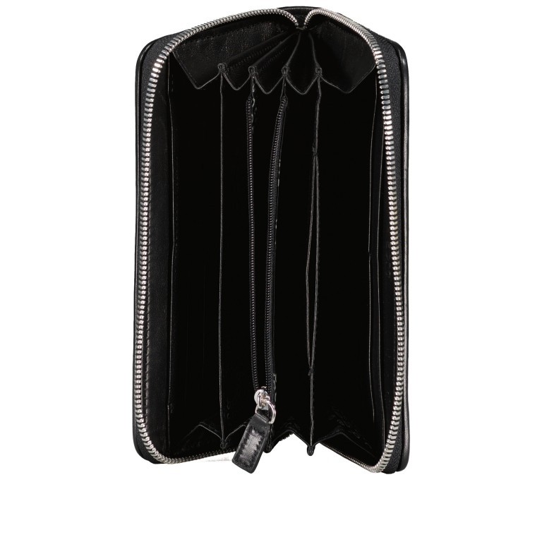Geldbörse Nappa Trapunta Wallet L Black Nickel, Farbe: schwarz, Marke: Abro, EAN: 4061724915014, Abmessungen in cm: 19x11x2, Bild 4 von 4