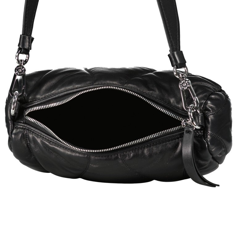 Umhängetasche Nappa Trapunta Mina Puffer S Black Nickel, Farbe: schwarz, Marke: Abro, EAN: 4061724914963, Abmessungen in cm: 27x27x17, Bild 6 von 6