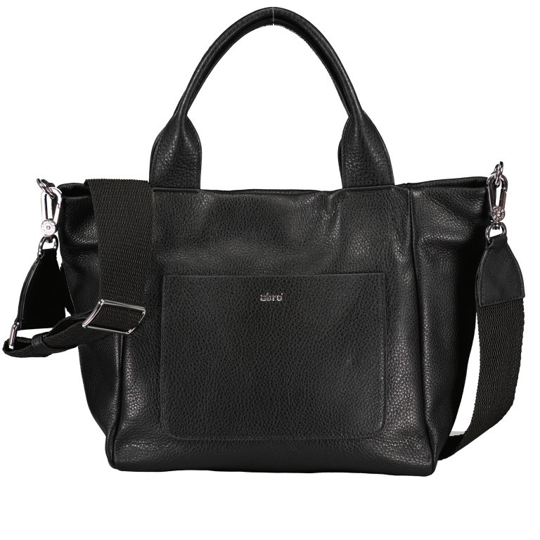 Handtasche Dalia Raquel S Black Nickel, Farbe: schwarz, Marke: Abro, EAN: 4067278151557, Abmessungen in cm: 37x25x16, Bild 1 von 8