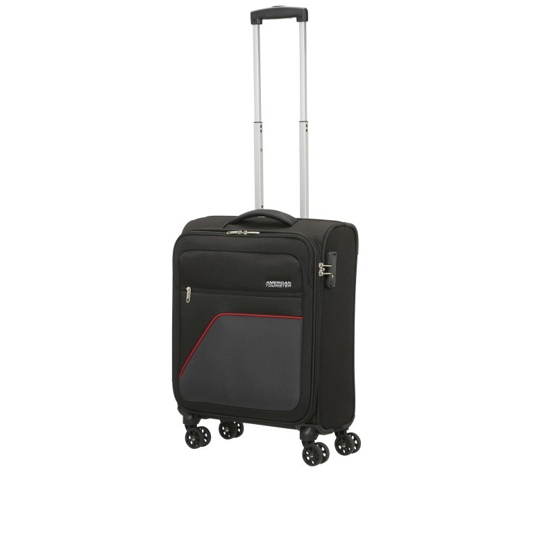 Koffer Sky Surfer Spinner S IATA-Maß Black Red, Farbe: schwarz, Marke: American Tourister, EAN: 5400520120045, Abmessungen in cm: 40x55x20, Bild 3 von 5