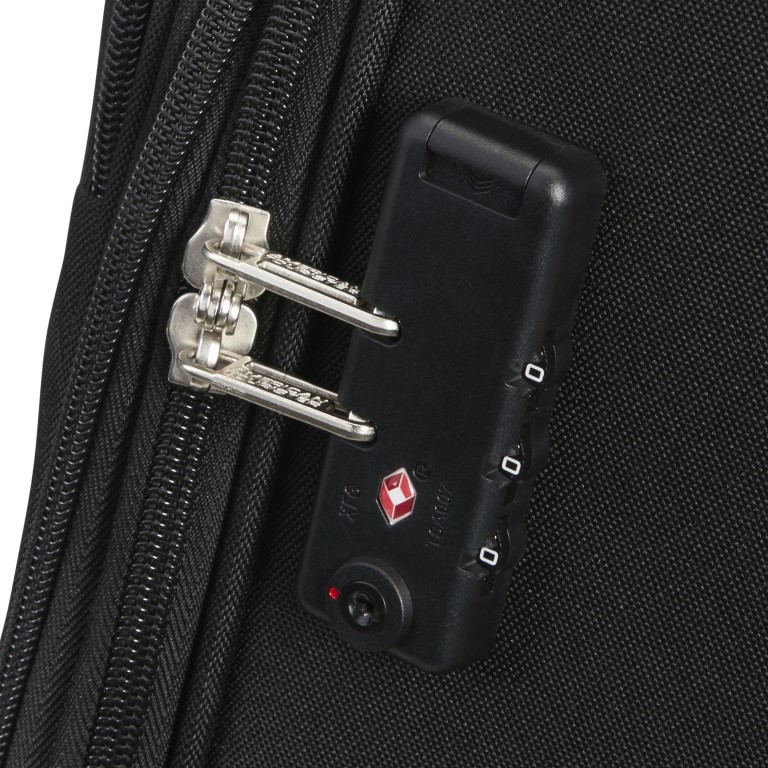 Koffer Sky Surfer Spinner L Expandable Black Red, Farbe: schwarz, Marke: American Tourister, EAN: 5400520120120, Abmessungen in cm: 44x78x29, Bild 4 von 6