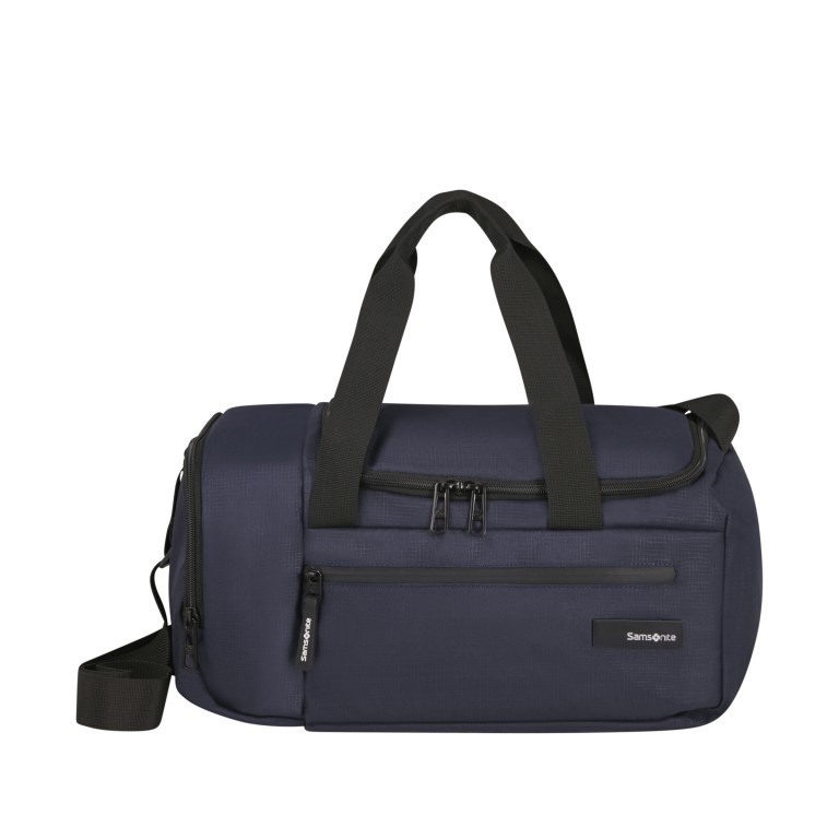Reisetasche Roader Duffle XS in eigener Seitentasche verstaubar Dark Blue, Farbe: blau/petrol, Marke: Samsonite, EAN: 5400520173928, Abmessungen in cm: 40x20x25, Bild 1 von 9