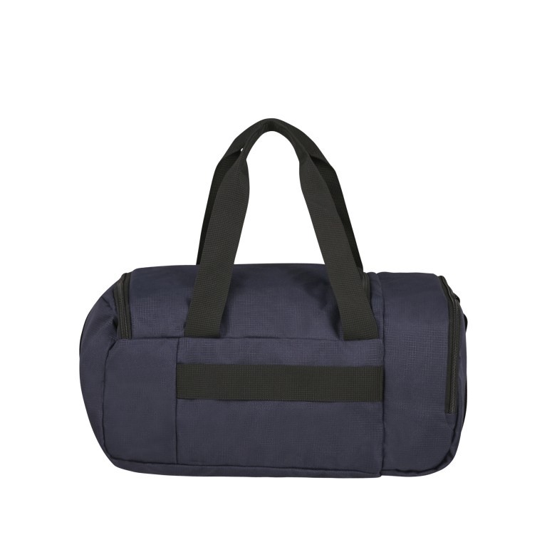 Reisetasche Roader Duffle XS in eigener Seitentasche verstaubar Dark Blue, Farbe: blau/petrol, Marke: Samsonite, EAN: 5400520173928, Abmessungen in cm: 40x20x25, Bild 5 von 9