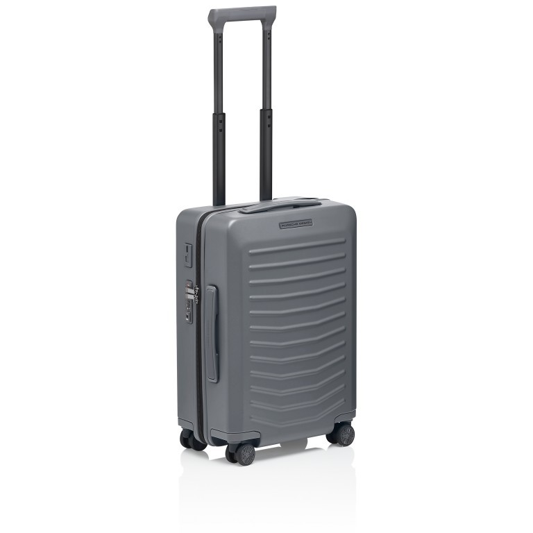 Koffer Roadster Hardcase 4W Trolley S Anthracite Matt, Farbe: grau, Marke: Porsche Design, EAN: 4056487000183, Abmessungen in cm: 38x55x23, Bild 2 von 4