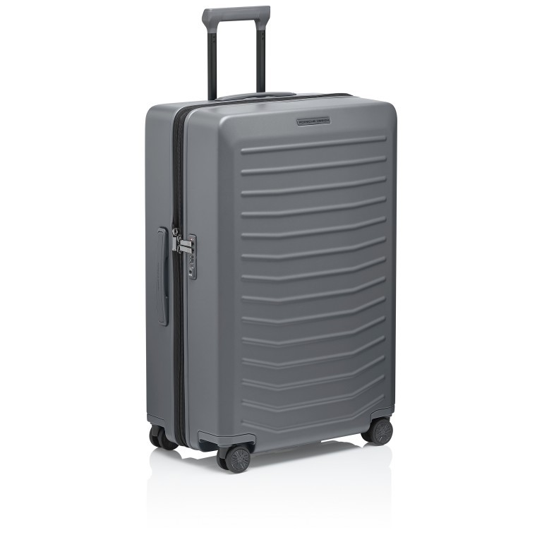 Koffer Roadster Hardcase 4W Trolley L erweiterbar Anthracite Matt, Farbe: grau, Marke: Porsche Design, EAN: 4056487000343, Abmessungen in cm: 53x78x31, Bild 2 von 4