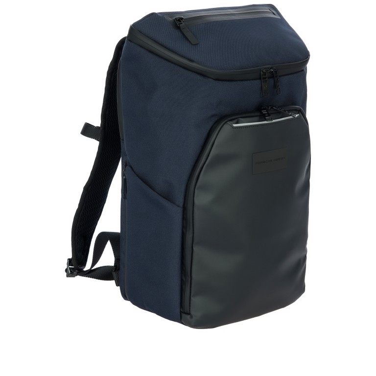 Rucksack Urban Eco Backpack M1 mit Laptopfach 15 Zoll Dark Blue, Farbe: blau/petrol, Marke: Porsche Design, EAN: 4056487017525, Abmessungen in cm: 26x42x17, Bild 2 von 16
