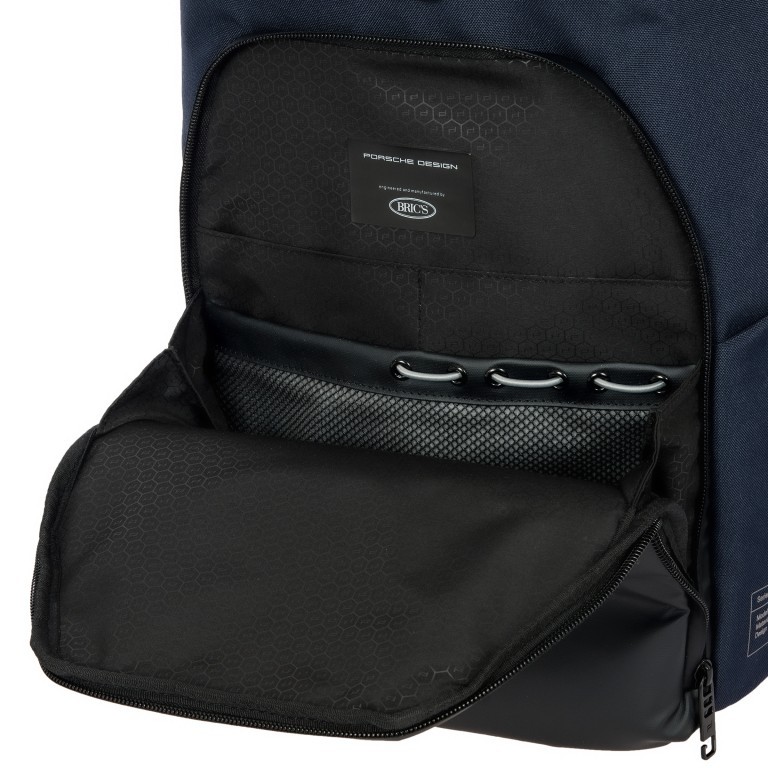 Rucksack Urban Eco Backpack M1 mit Laptopfach 15 Zoll Dark Blue, Farbe: blau/petrol, Marke: Porsche Design, EAN: 4056487017525, Abmessungen in cm: 26x42x17, Bild 7 von 16